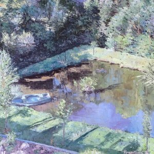 Moje malé kralovství/ My little kingdom (40x40cm)